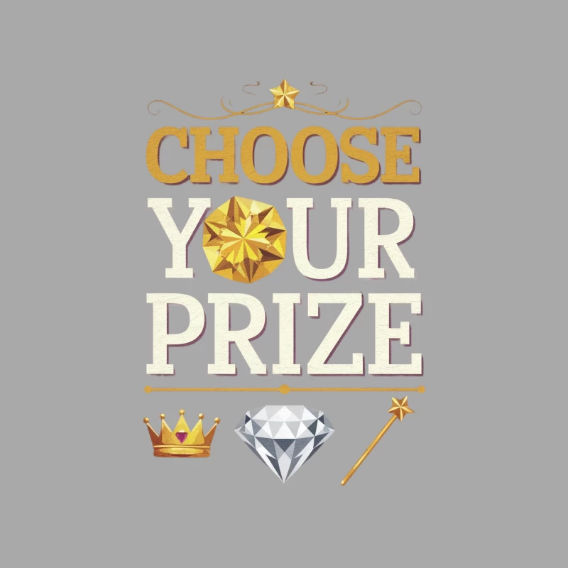Choose Your Prize: Motivational Achievement Concept Female Pullover Hoodie