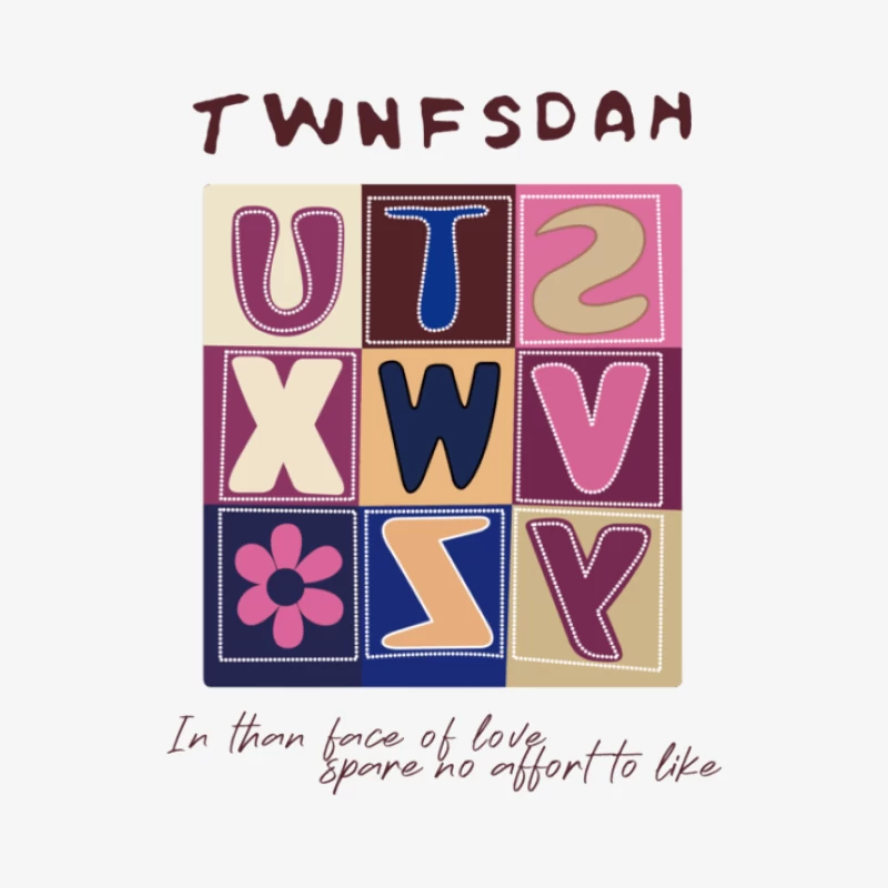 Bunte Buchstaben-Design mit inspirierendem Zitat Damen Langarm T-Shirt
