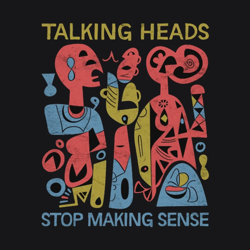 Talking Heads "Stop Making Sense" Abstract Album Art Female Pullover Hoodie