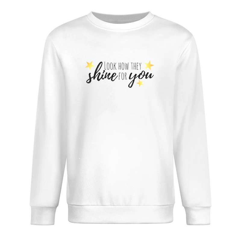 Coldplay Shine For You Male Pullover Sweatshirt