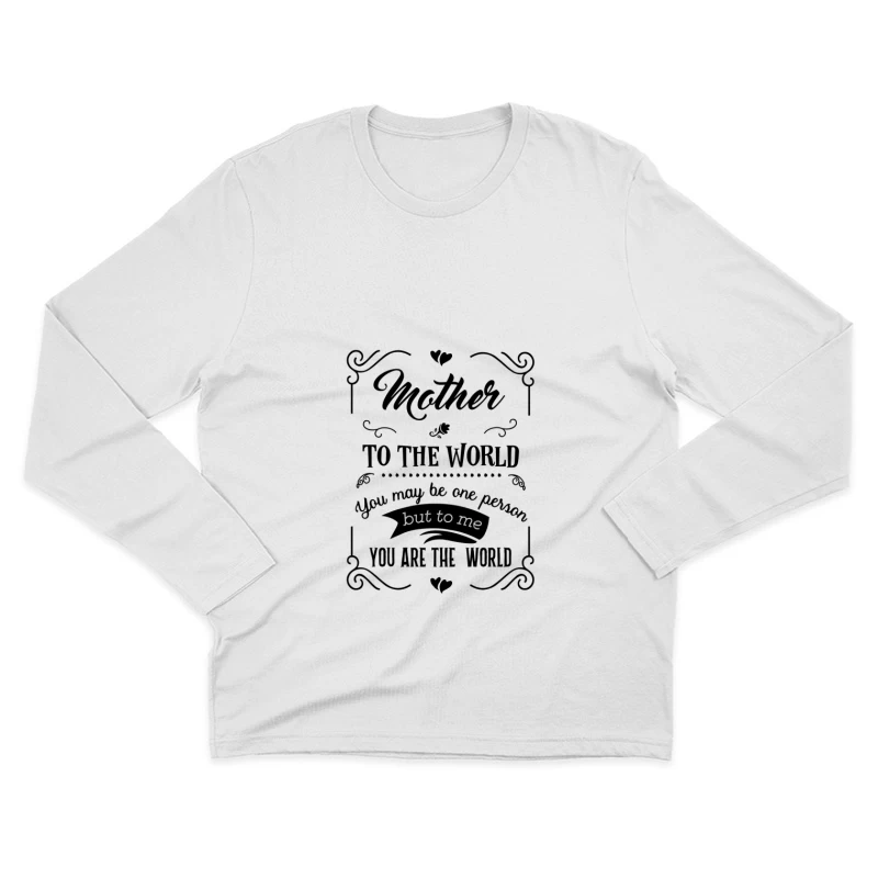 Arc-en-Ciel en Noir Homme Manches Longues T-Shirt