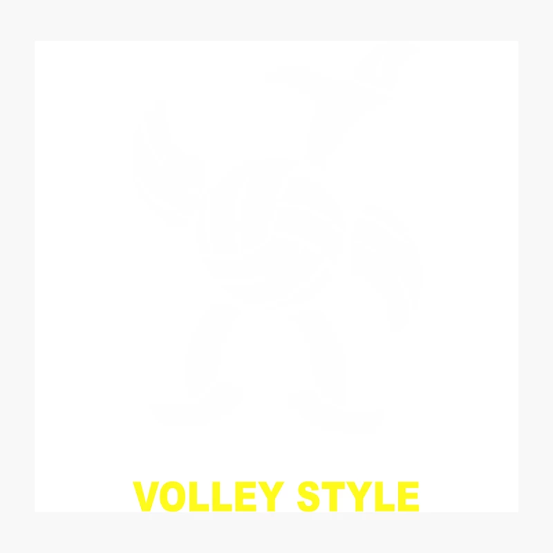 Volleyball Style Sport Funny Gift Present Outdoor Throw Pillow