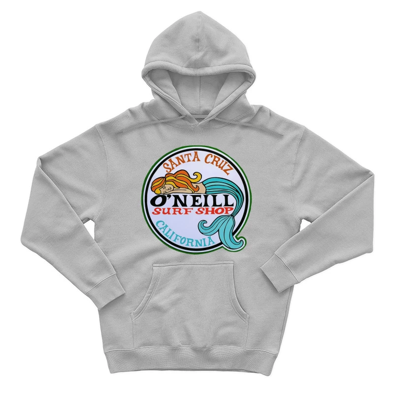 Vintage O'Neill Surf Shop Logo from Santa Cruz, California Male Pullover Hoodie