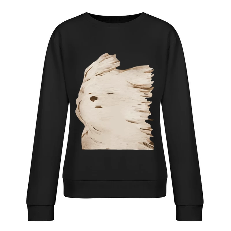 Abstrakter Windwirbel Damen Pullover Sweatshirt