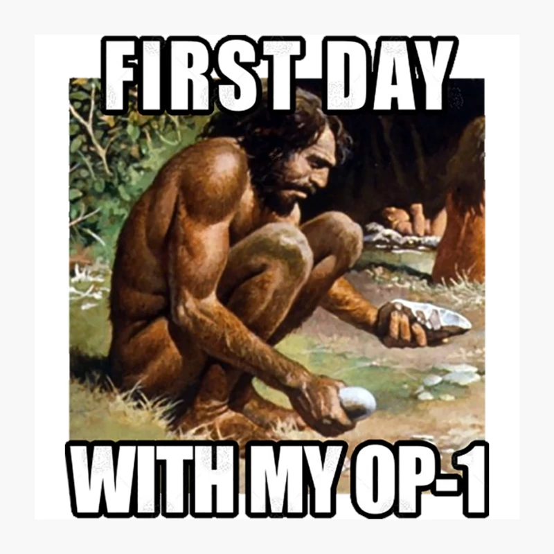First Day With My OP-1 - Funny Audio EngineerMusic Producer Gift Pin