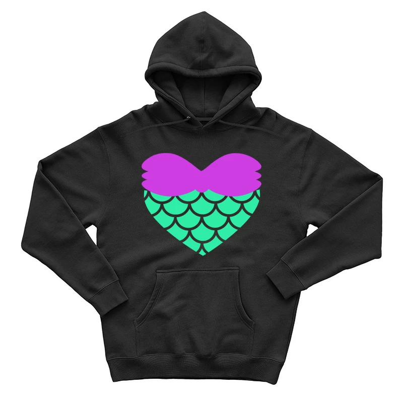 Cœur de sirène coloré Homme Sweat à capuche