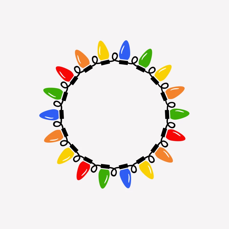 Cercle de Lumières Colorées Femme T-Shirt