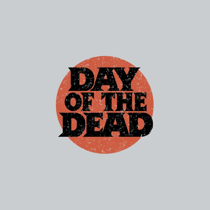 Day of the Dead Typography: Grunge-Textured Design for Mexican Holiday Baseball Cap