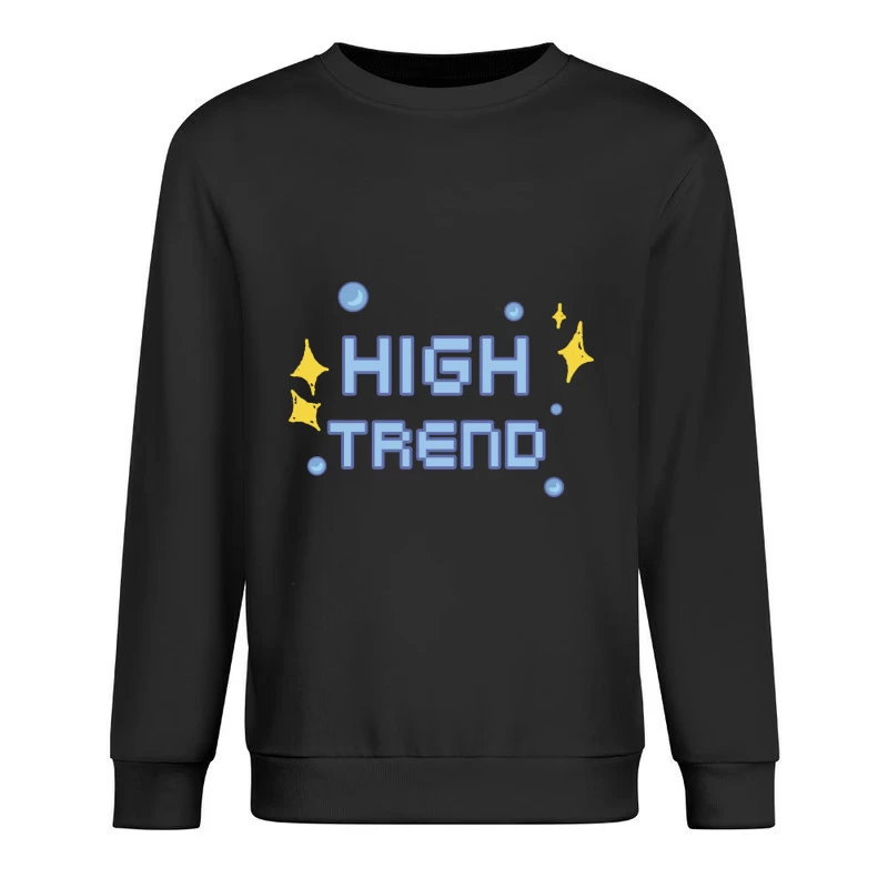 High Trend Schriftart Design Herren Pullover Sweatshirt