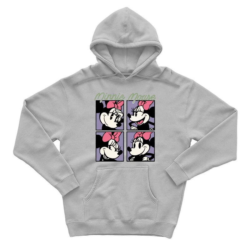 Minnie Mouse Comic-Illustration Herren Pullover Hoodie