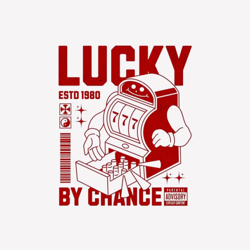 Glücksspielautomat: Glück durch Zufall Herren T-Shirt