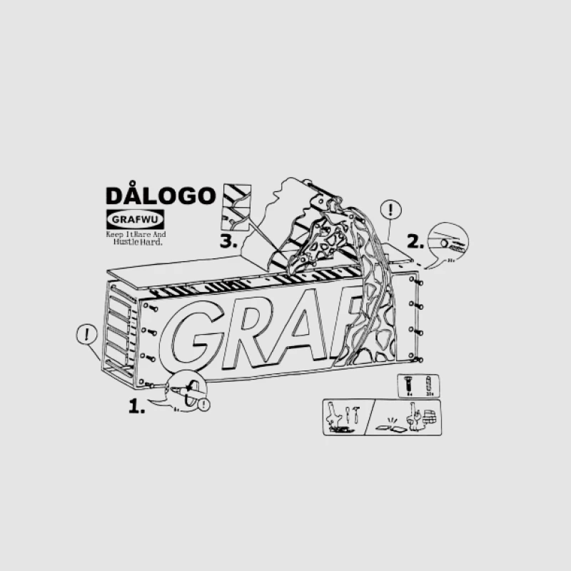 Dialogue de Graffiti avec Illustrations Homme Sweat à capuche