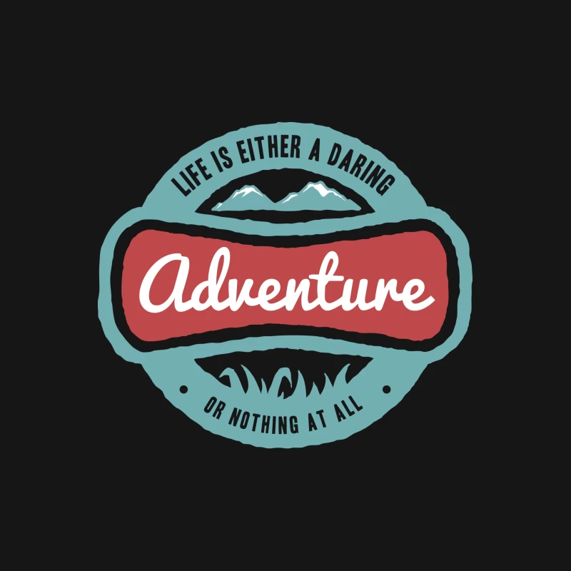 Citation Inspirante sur l'Aventure Femme T-Shirt