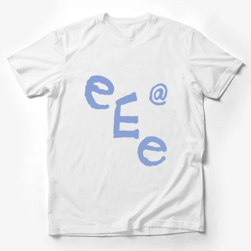 Abstrakte Buchstaben und Symbole Herren T-Shirt