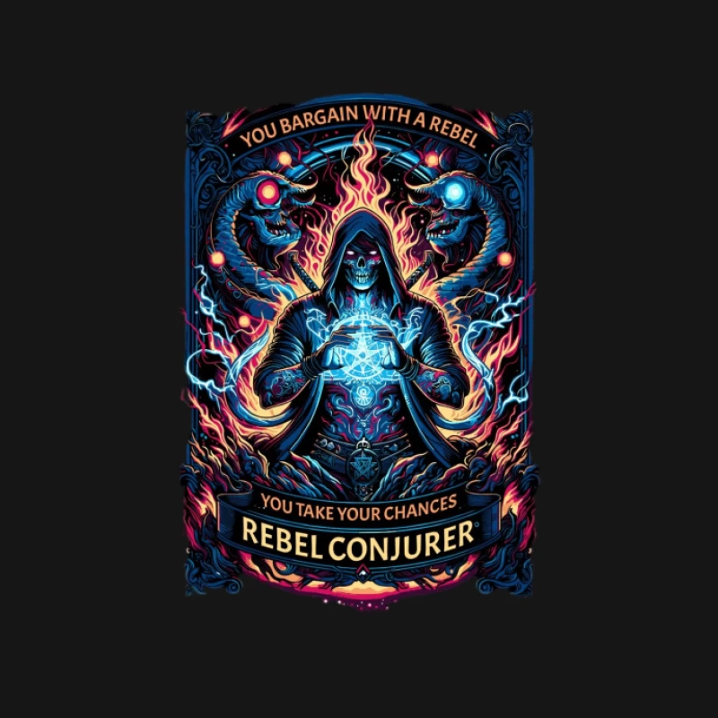 Rebellischer Beschwörer der Dunkelheit Damen Langarm T-Shirt