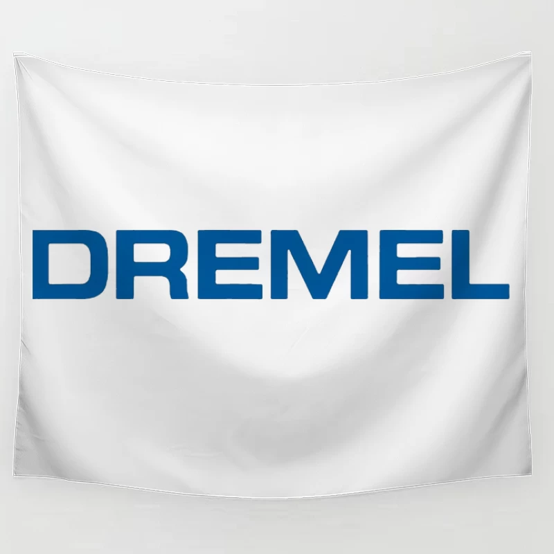 Dremel Power Tools Company Blue Logo Tapestry