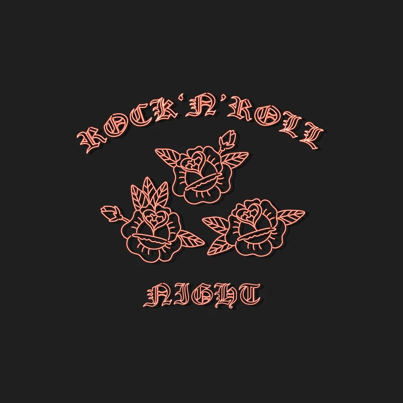 Nuit Rock'n'Roll avec Roses Homme Débardeur