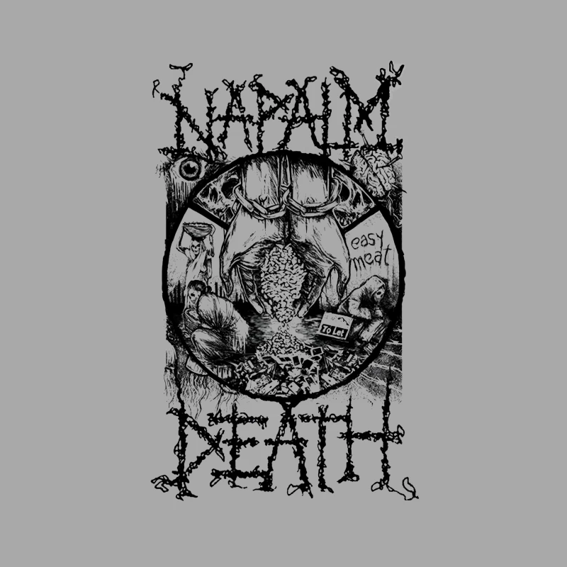 Napalm Death 2 Male Pullover Hoodie