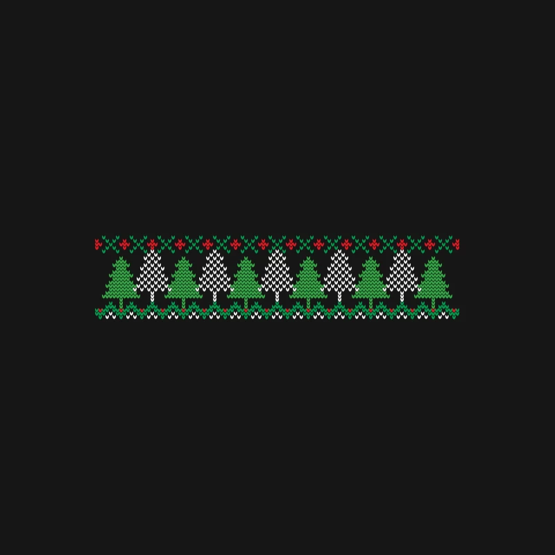 Motif de sapins et flocons de neige Femme T-Shirt