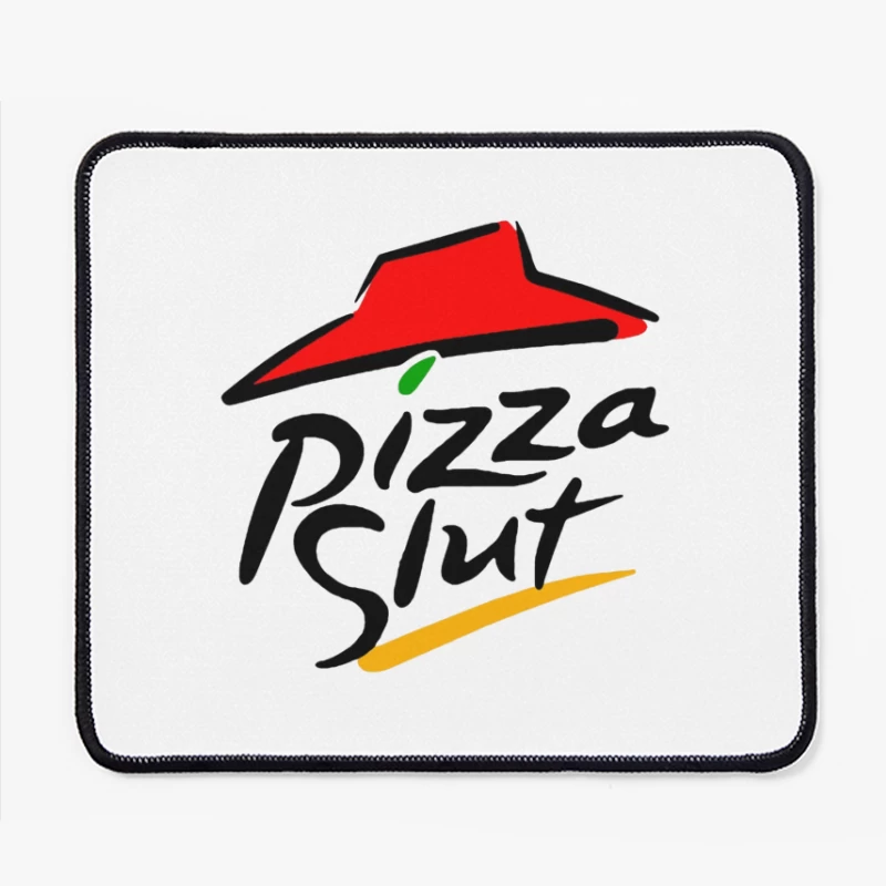 Pizza Hut Classic Red Roof Restaurant Logo Mouse Pad