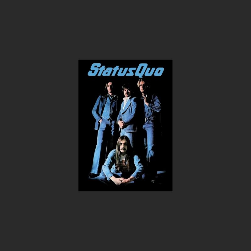 Status Quo: 1970s Rock Band Album Cover Baseball Cap