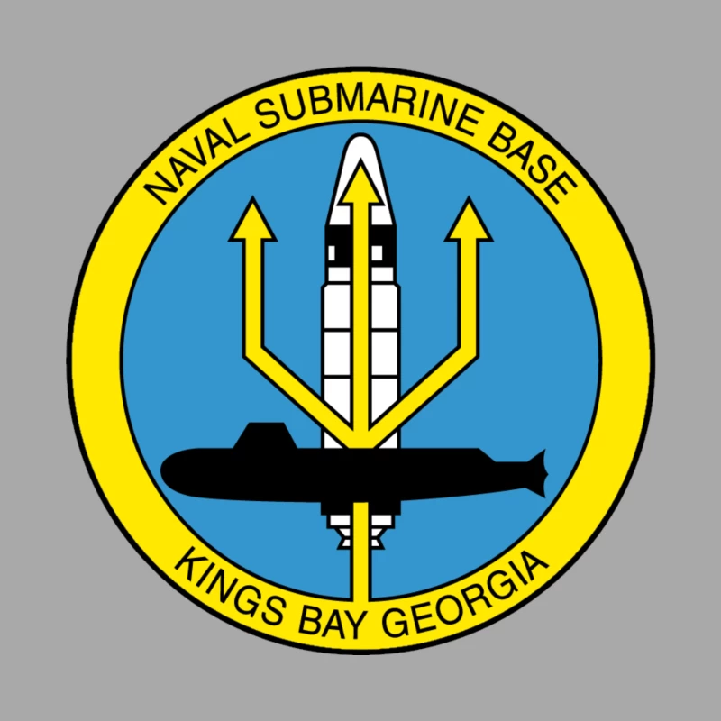 Naval Submarine Base Kings Bay Georgia Male Pullover Hoodie