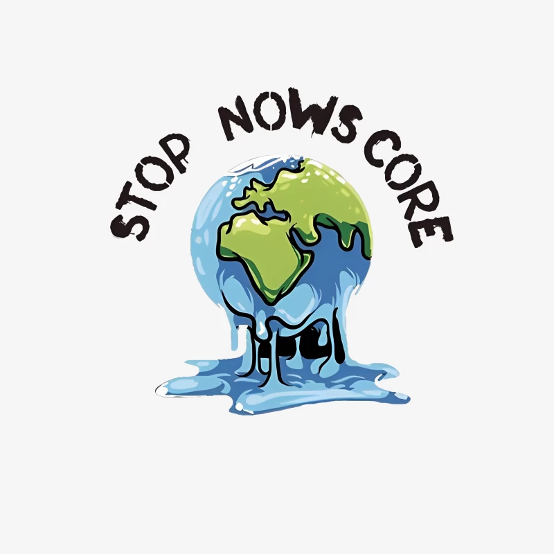 Schmelzende Erde, Umweltschutz, Klimawandel Herren Pullover Sweatshirt