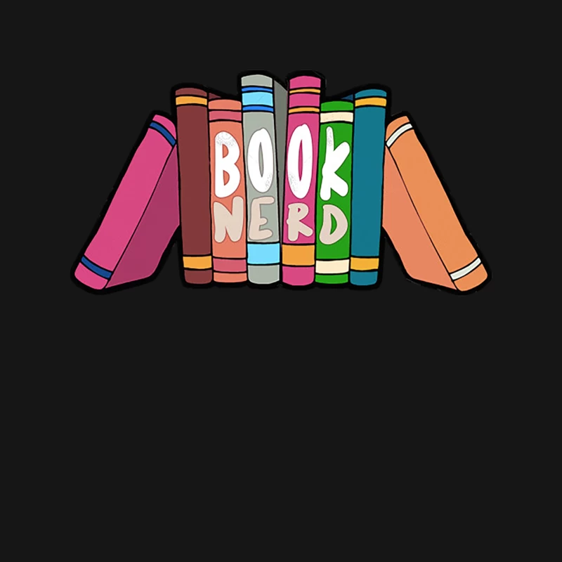 Book Nerd - Typographic Statement Design Mouse Pad