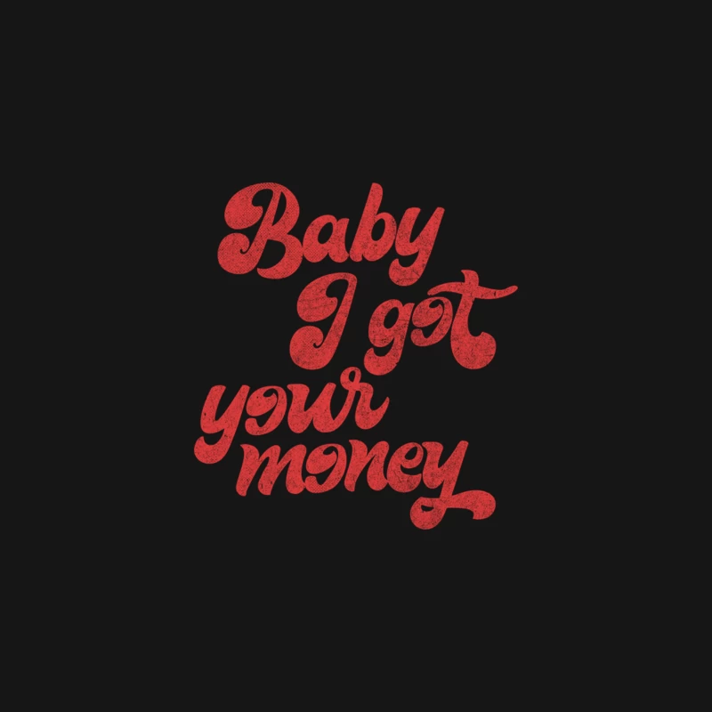 Baby I Got Your Money  90s Hip Hop Design Desk Mat
