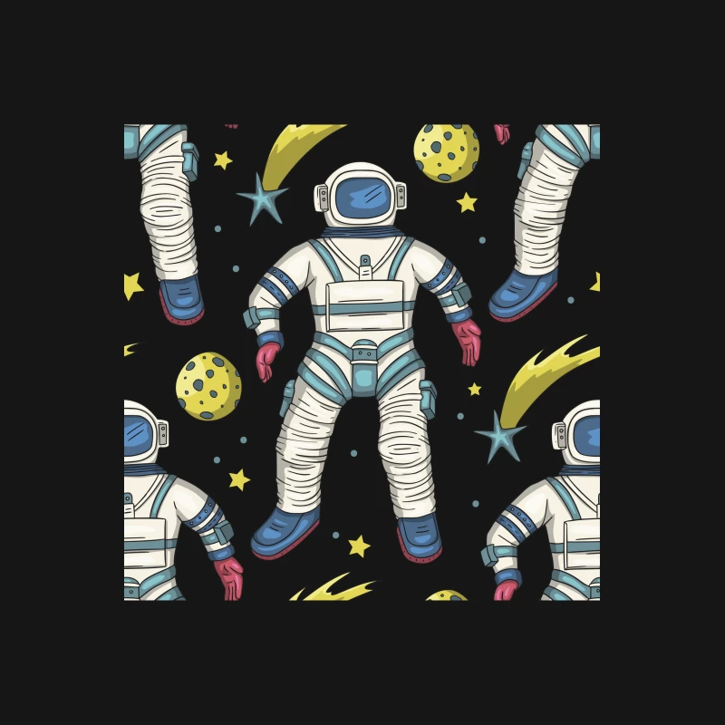 Motif d'astronaute dans l'espace Femme T-Shirt