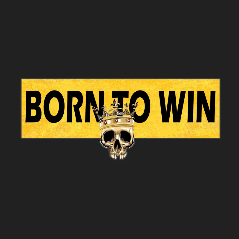 Born to Win Graphic Design Bucket Hat