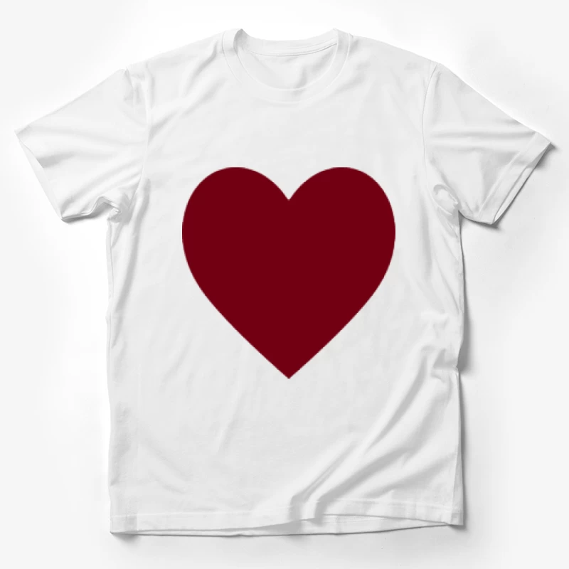Rotes Herz Symbol Herren T-Shirt