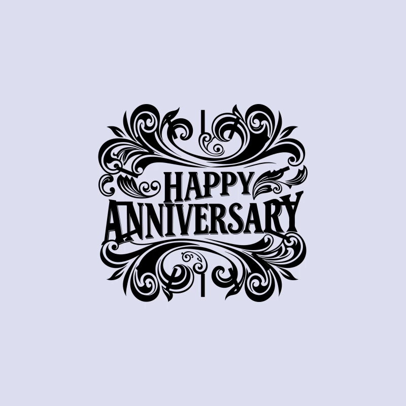 Happy anniversary Desk Mat