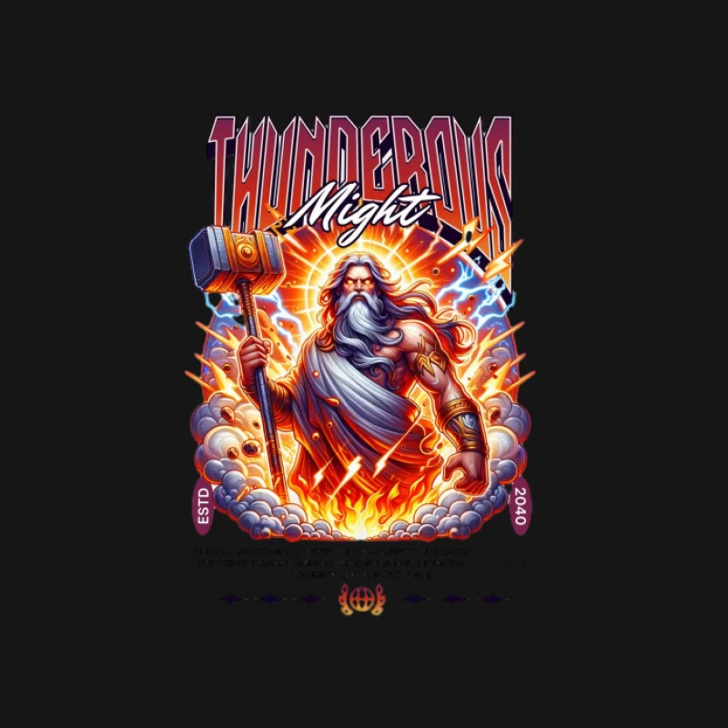 Puissance Tonitruante du Dieu Homme T-Shirt
