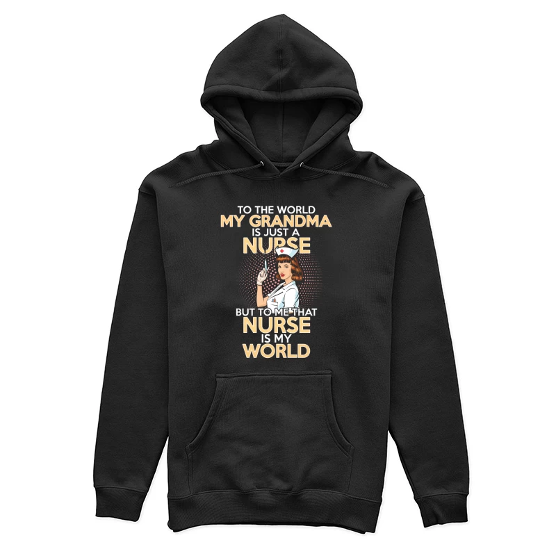 Hommage à une grand-mère infirmière Femme Sweat à capuche