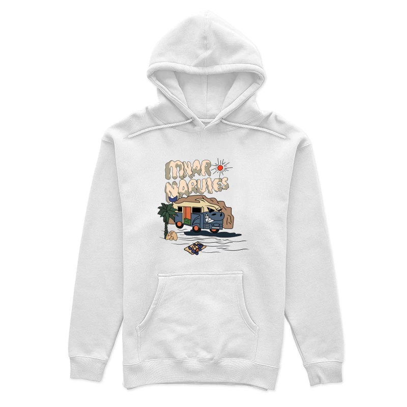 Abenteuerreise mit fröhlichem Bus Damen Pullover Hoodie