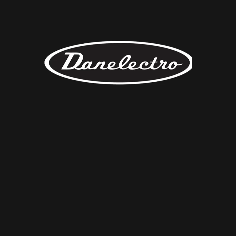 Vintage Danelectro Musical Equipment Logo in Black and White Female Long Sleeve T-Shirt