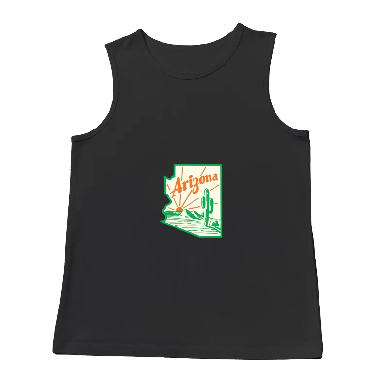 Arizona Wüste mit Sonnenuntergang Herren Tanktops
