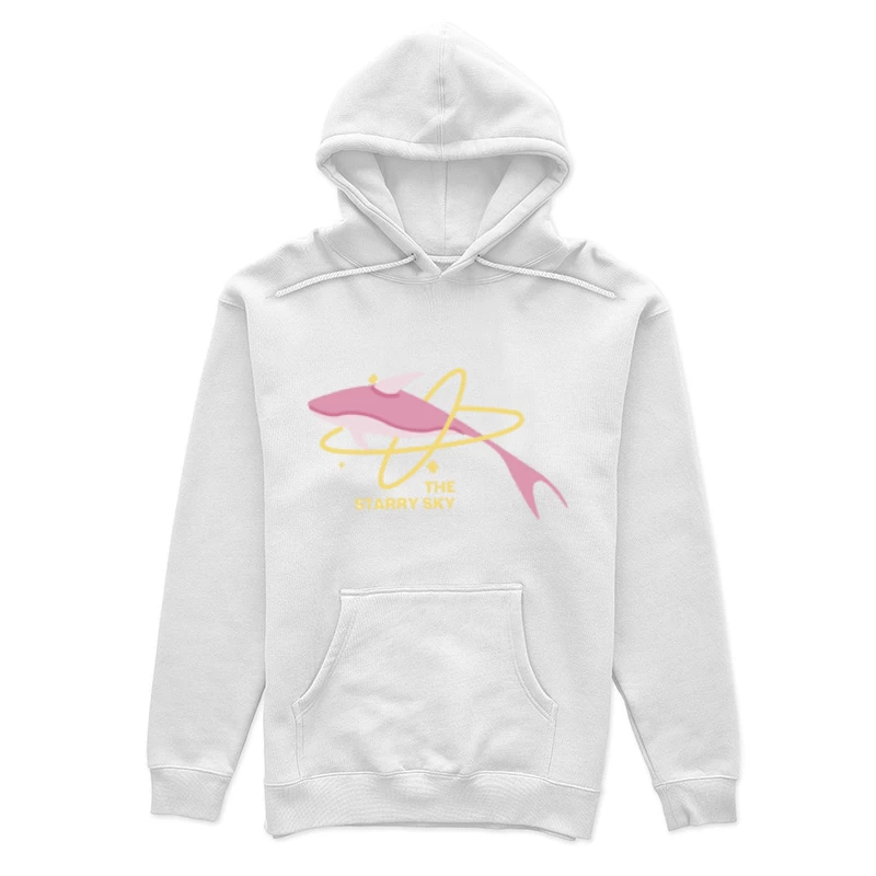 Rosa Hai im Weltraum Damen Pullover Hoodie