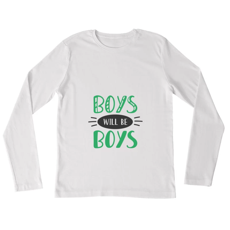 Expression populaire sur les garçons Femme Manches Longues T-Shirt