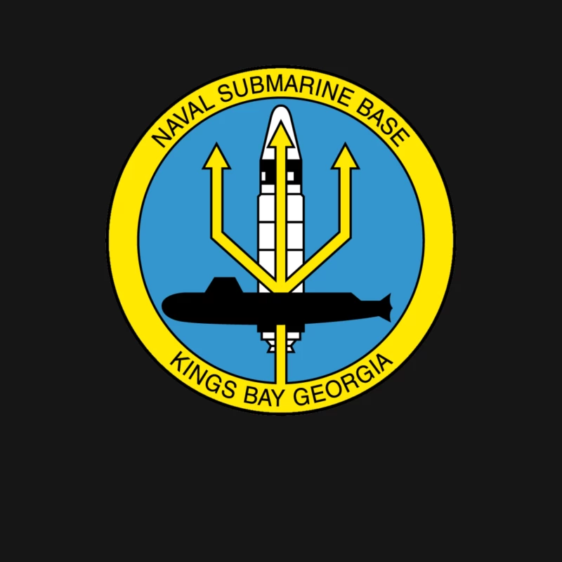Naval Submarine Base Kings Bay Georgia Male Long Sleeve T-Shirt