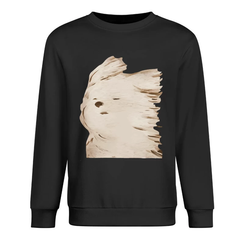 Abstrakter Windwirbel Herren Pullover Sweatshirt