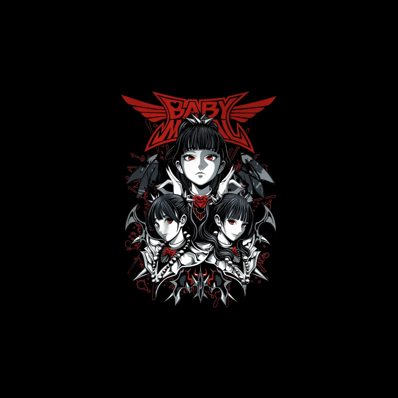 Babymetal Japanese Metal Band iPhone Case