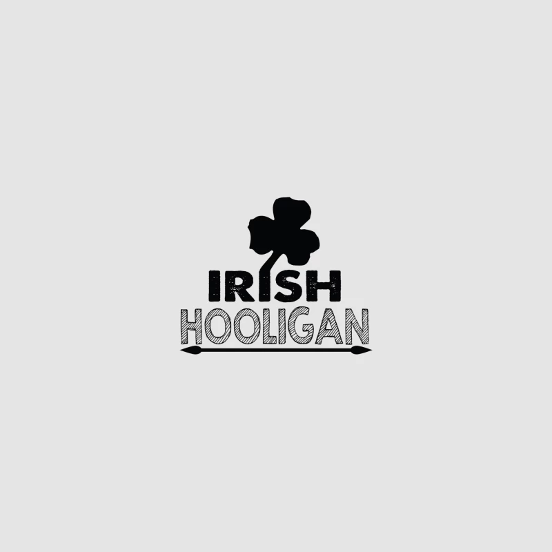 Design de lutin irlandais avec trèfle Homme Sweat à capuche