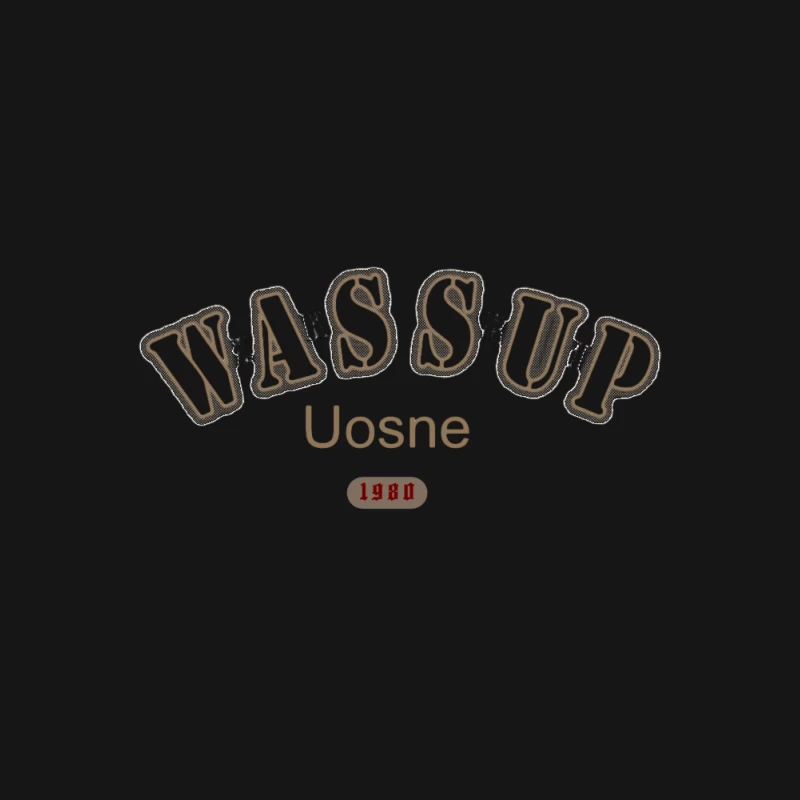 Wassup Design mit Retro-Look Damen T-Shirt