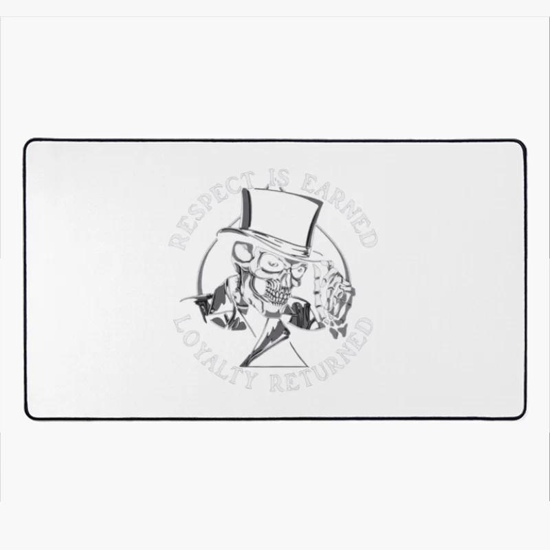 Respect and Loyalty Graphic Desk Mat