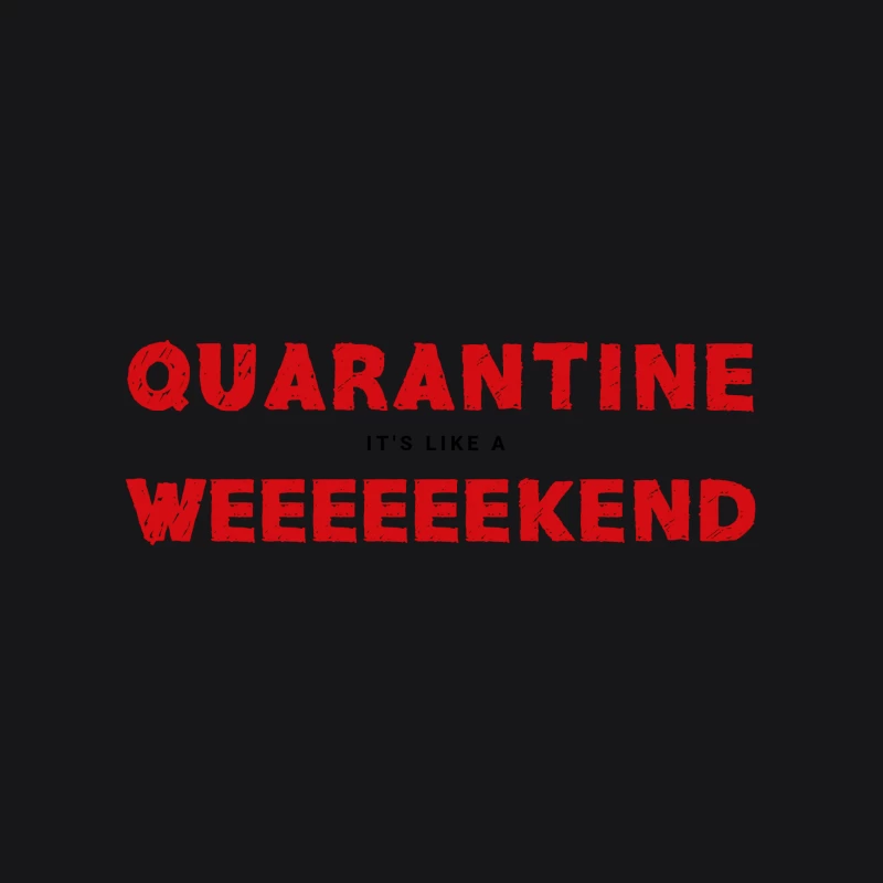 Week-end de quarantaine amusant Homme Sweat à capuche