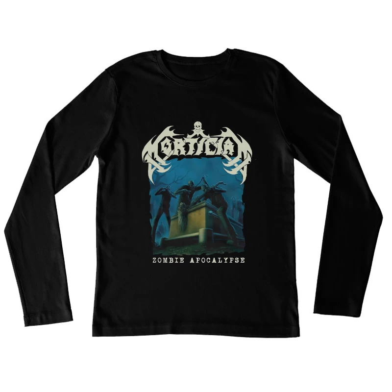 Mortician Zombie Apocalypse Female Long Sleeve T-Shirt