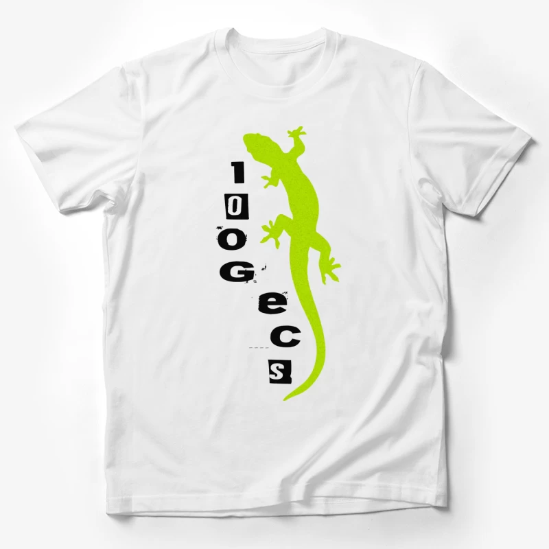 Gecko Logo Design Male T-Shirt