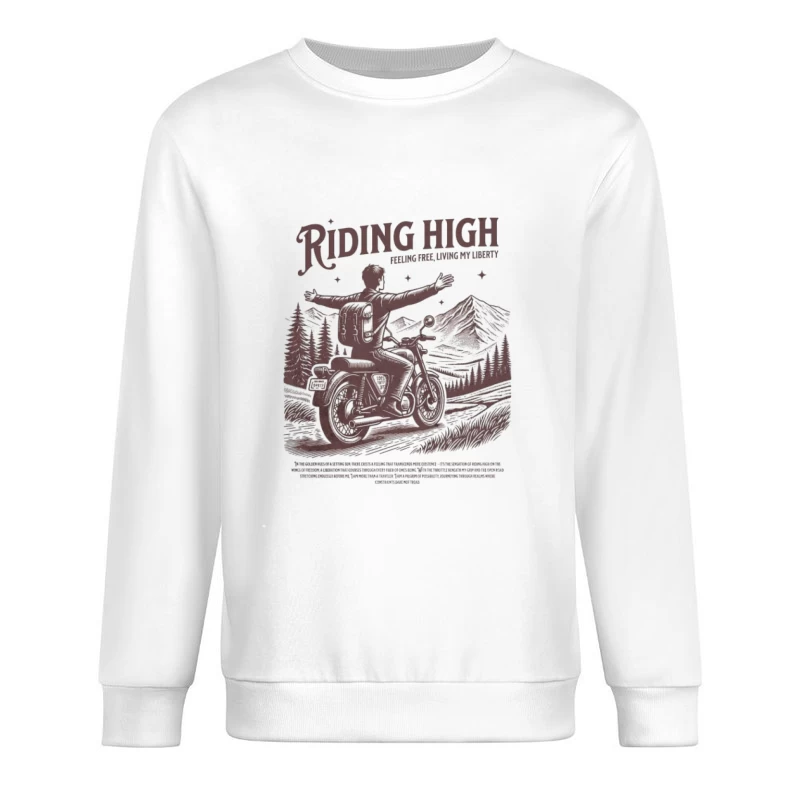Faire de la moto en montagne Homme Sweat-shirt à enfiler